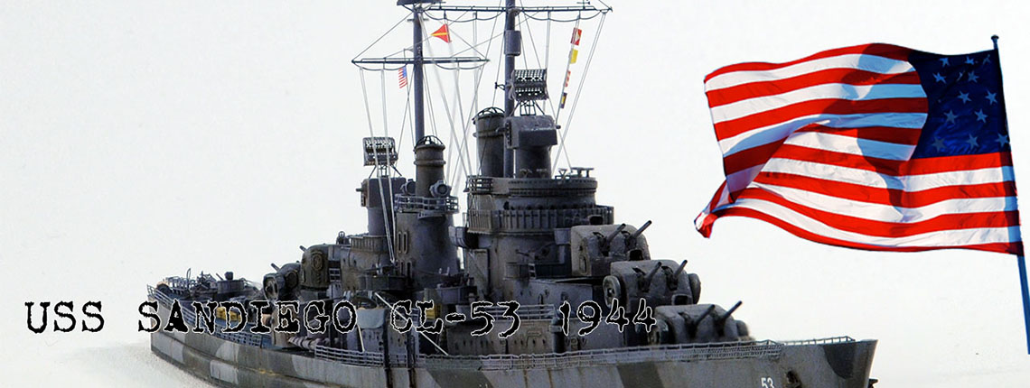 1/700 軽巡洋艦 サンディエゴ 1944