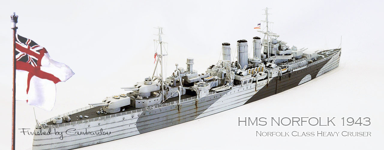 RN Norfork Class CA HMS Norfork